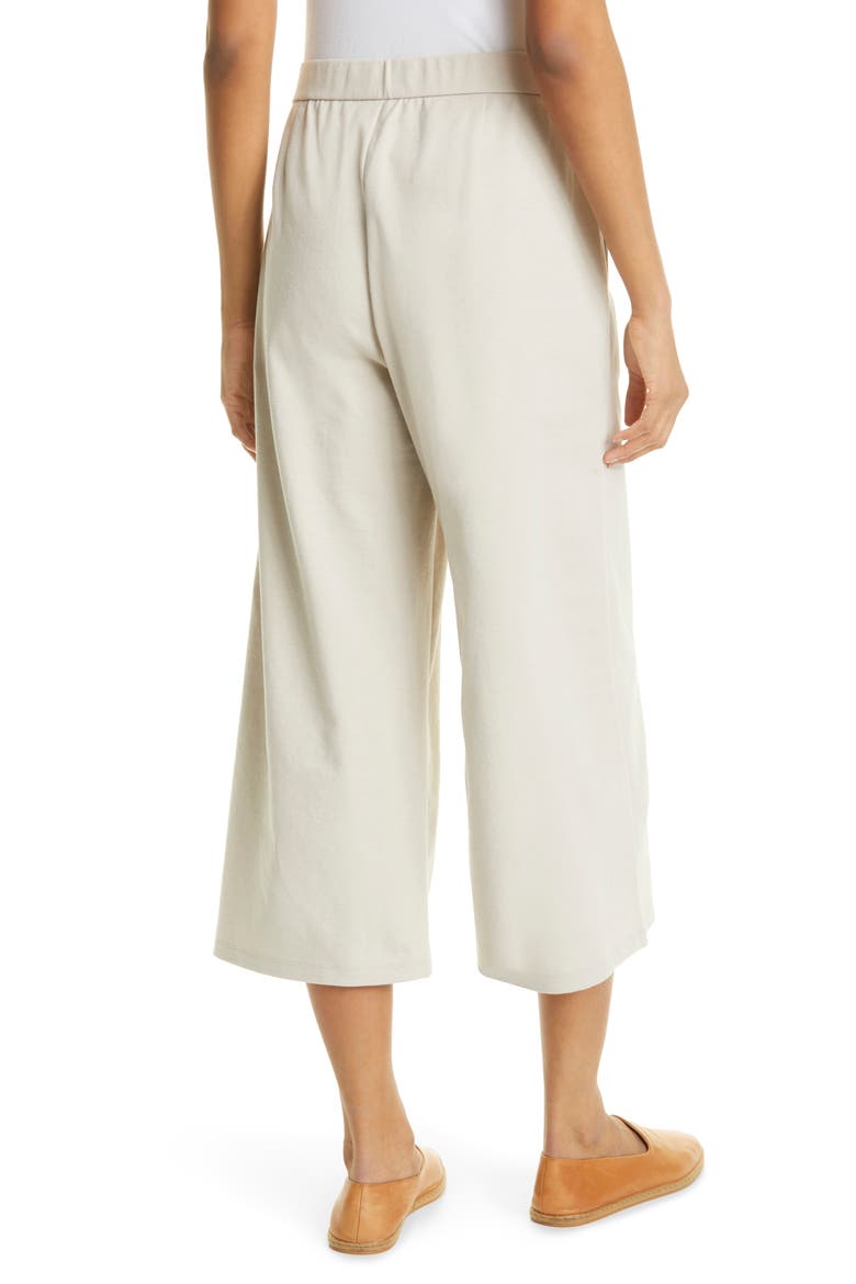 Crop Wide Leg Pants, Alternate, color, CHALK