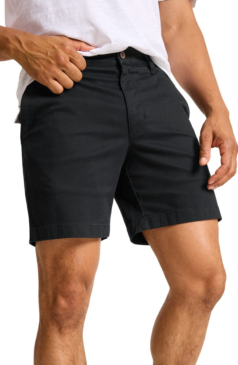 Tommy Bahama Boracay Flat Front Shorts, Alternate, color, Black