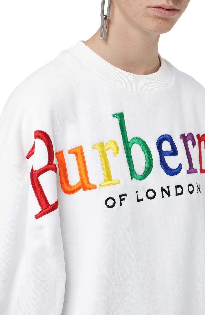 Burberry Archive Logo Terry Sweatshirt, Alternate, color, 