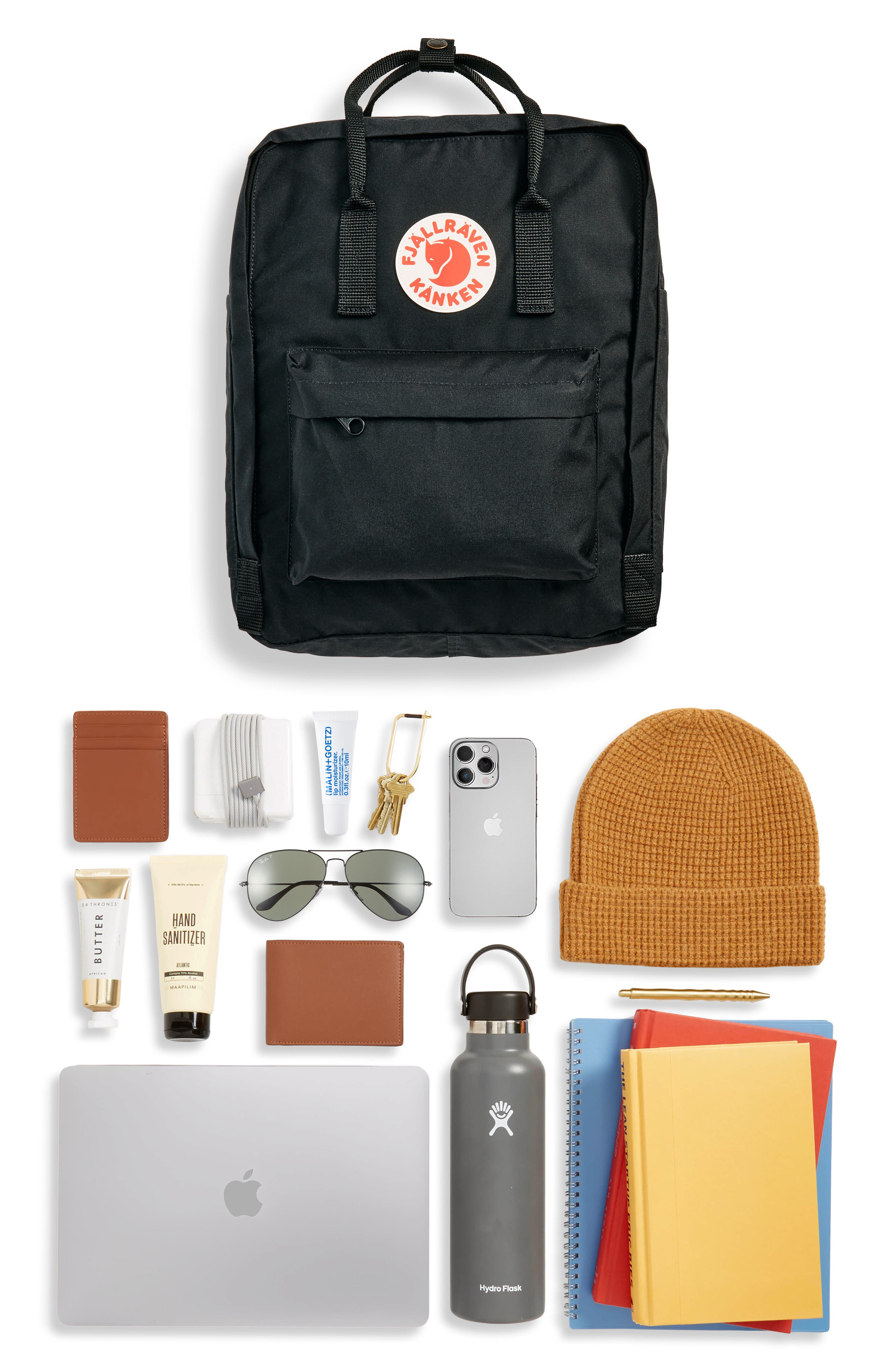 Kånken Water Resistant Backpack, Alternate, color, BLACK