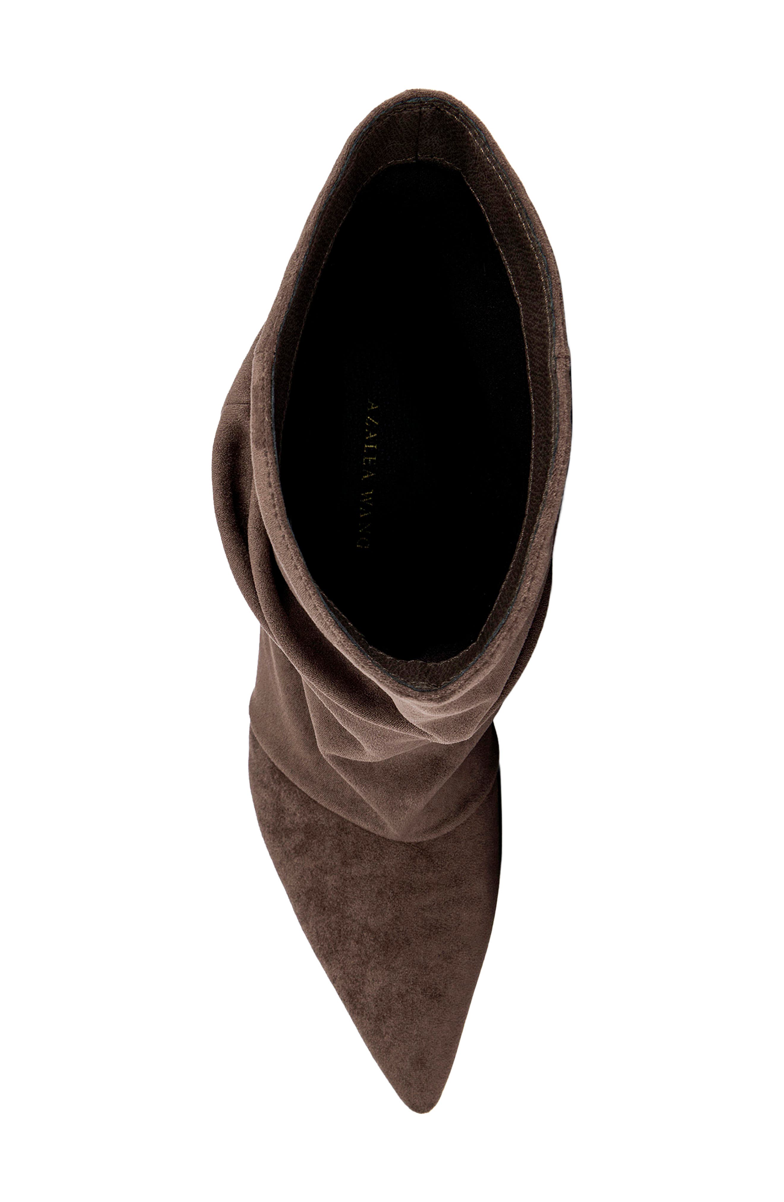Alissa Slouchy Wedge Bootie, Alternate, color, CHOCOLATE