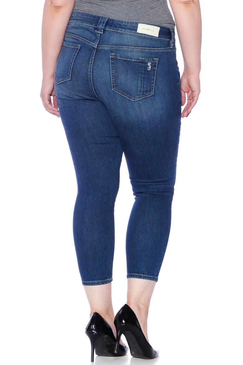 Center Seam Skinny Ankle Jeans, Alternate, color, FRANCIS