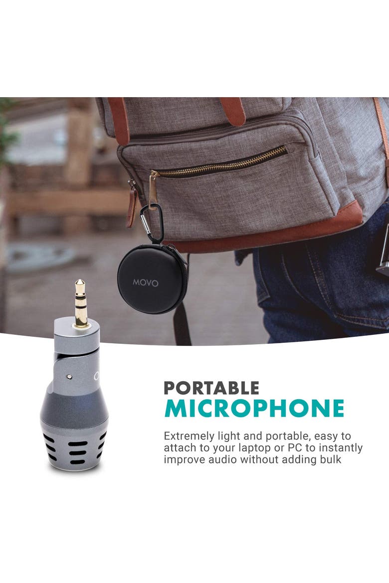 DOM2-USB Mini Omnidirectional USB Computer Microphone for PC and Mac, Alternate, color, Black