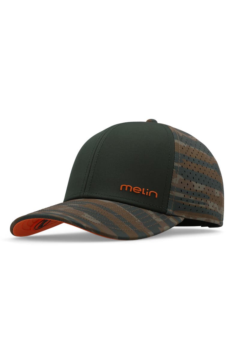 Melin Hydro Compass Snapback Cap, Main, color, Everglade Camo