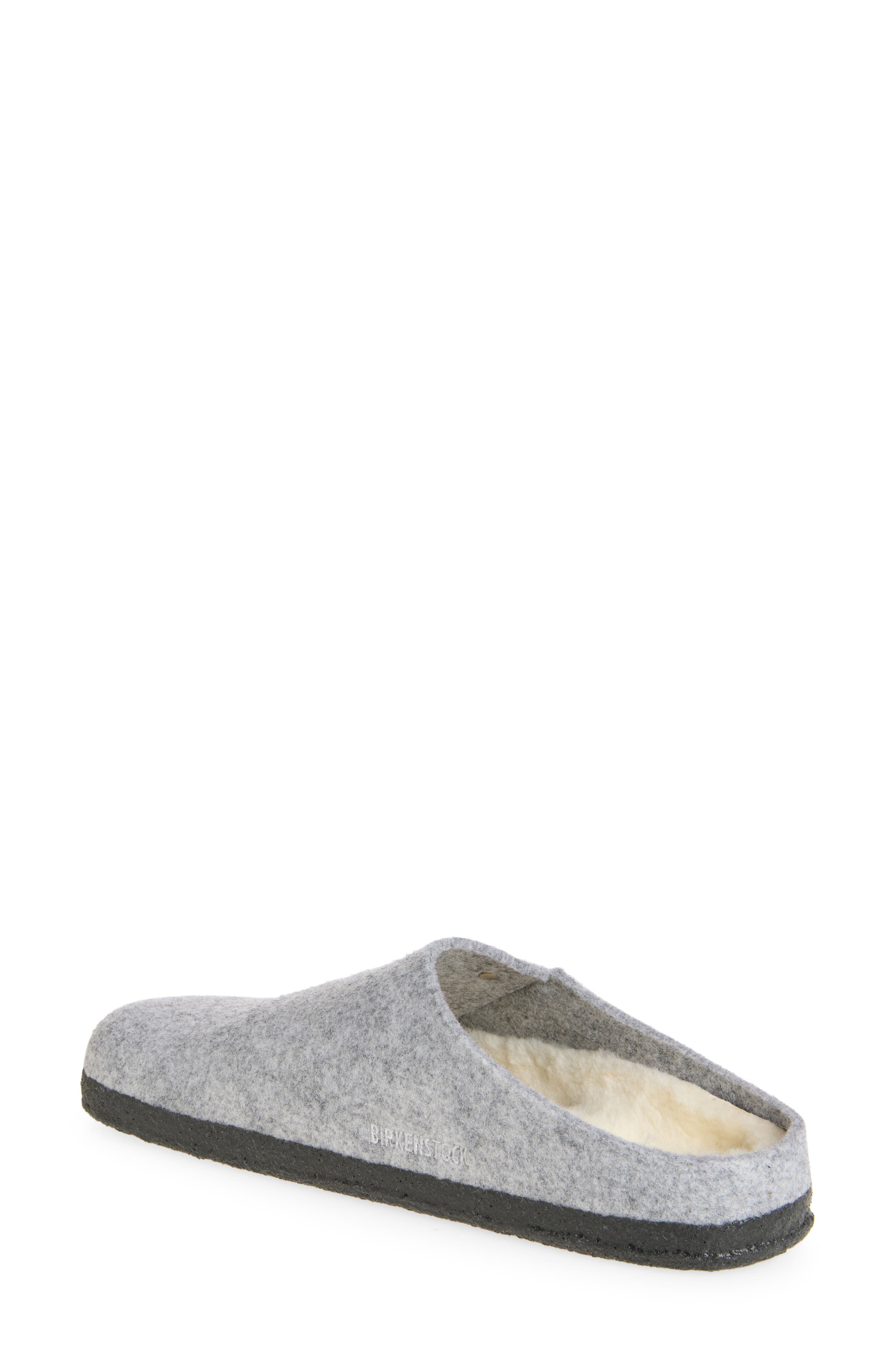 Zermatt Genuine Shearling Lined Slipper, Alternate, color, LIGHT GREY WOOL