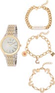 True Religion Crystal Logo Two-Tone Bracelet Watch, 33.8mm & Assorted Bracelets Set