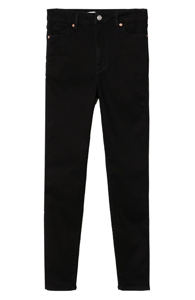 MANGO High Waist Skinny Jeans, Alternate, color, 