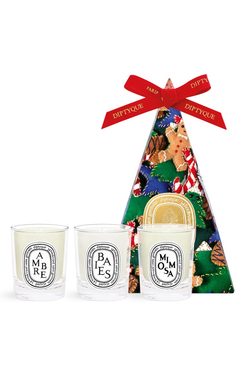 Diptyque 3 Miniature Candles Gift Set, Main, color,
