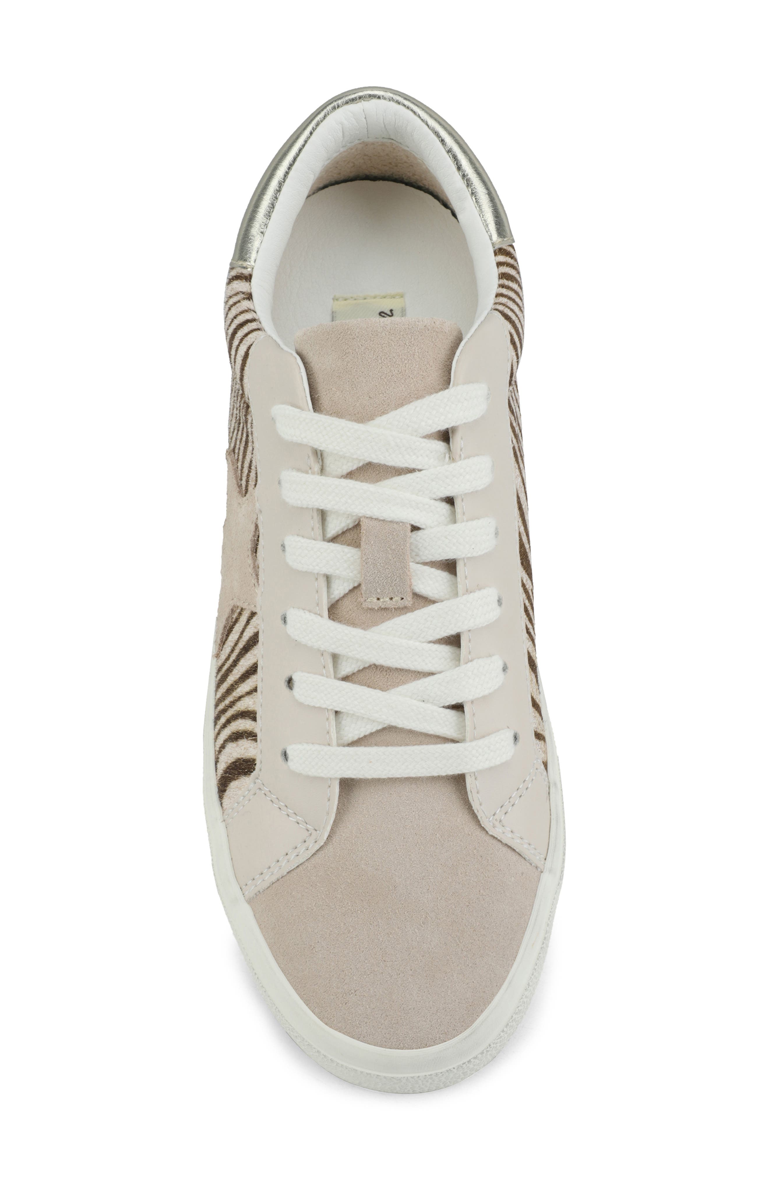 Kate Snake Embossed Sneaker, Alternate, color, BROWN/ GREY ZEBRA