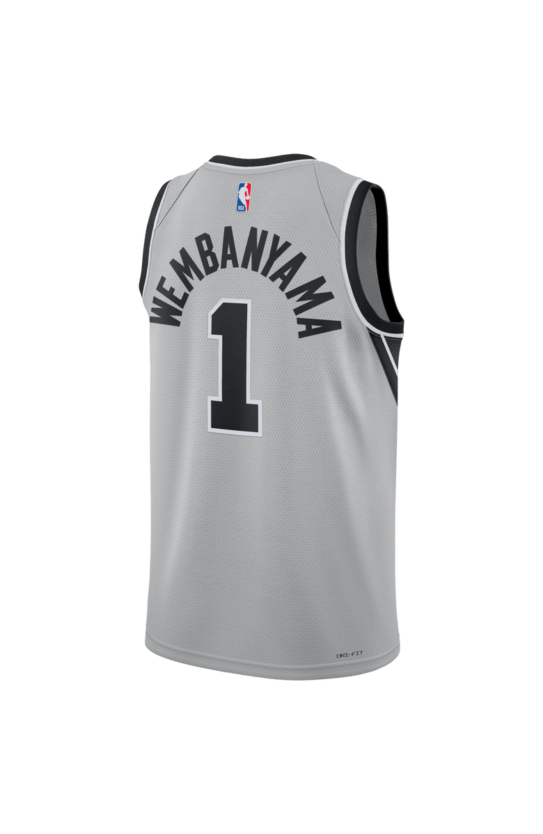Jordan Brand Unisex Jordan Brand Victor Wembanyama Silver San Antonio Spurs Swingman Jersey - Statement Edition, Alternate, color, Silver