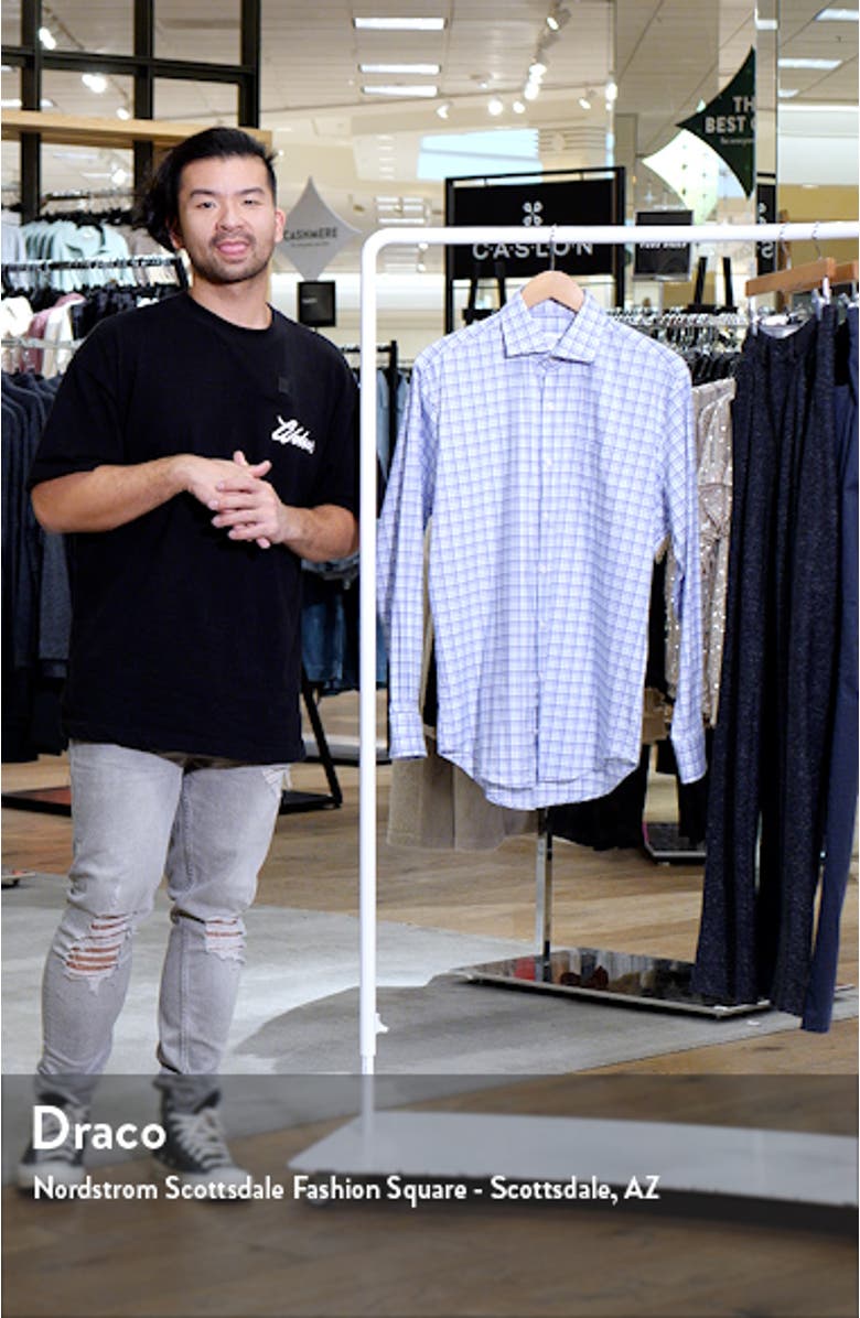 Garrow Crown Lite Plaid Performance Button-Up Shirt, sales video thumbnail