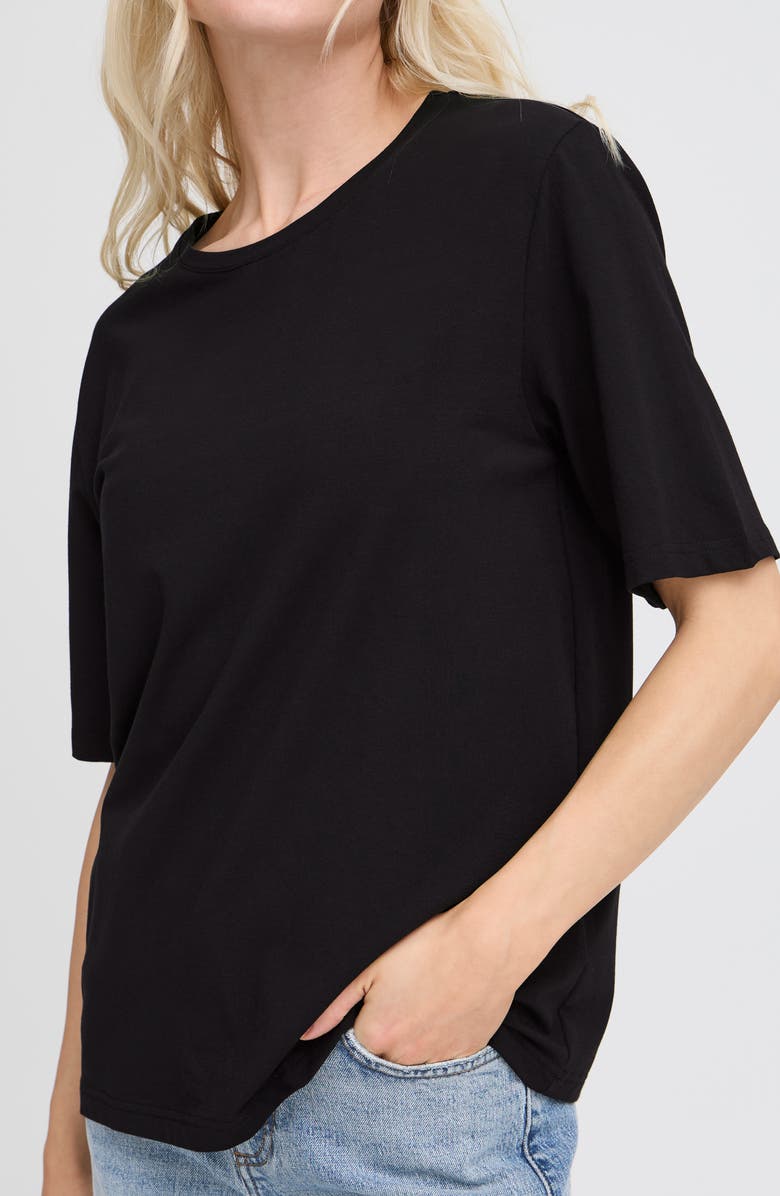 B.YOUNG Pamila Half Sleeve T-Shirt, Alternate, color, Black