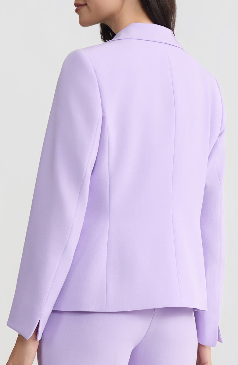 KASPER Petal Lapel One-Button Jacket, Alternate, color, Lavender Mist