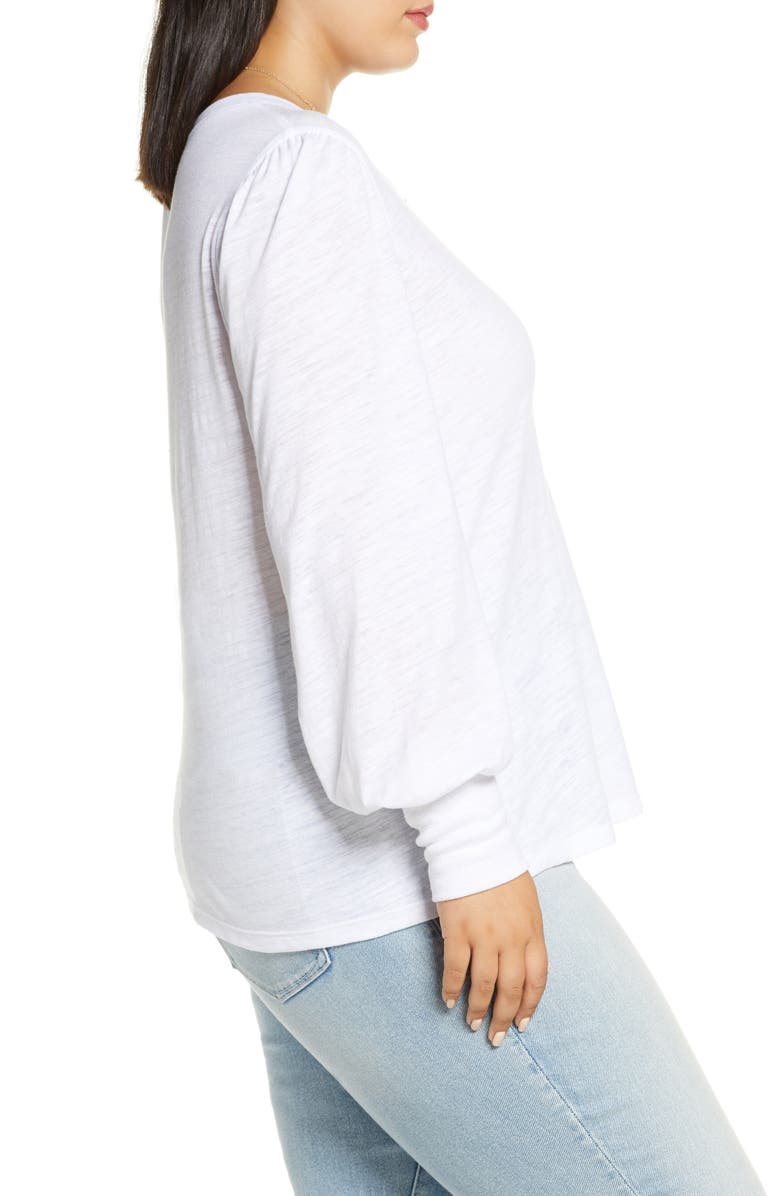Treasure & Bond Long Blouson Sleeve Tee, Alternate, color, 