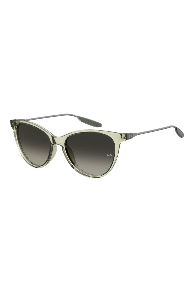 Expanse 54mm Gradient Cat Eye Sunglasses, Alternate, color, GREEN CRYSTAL