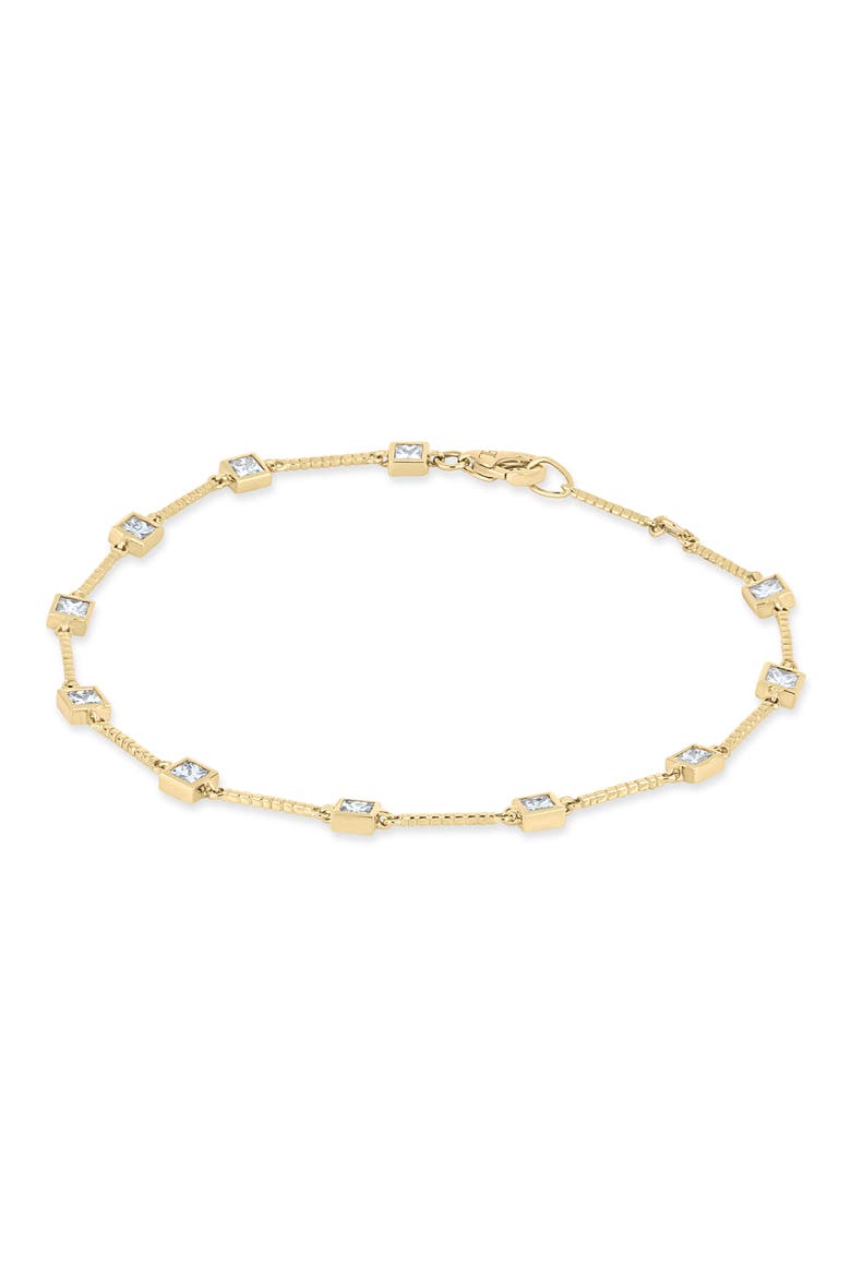 18K Gold Monaco Natural Diamond Station Bracelet (Online Trunk Show), Alternate, color, 18K YELLOW GOLD