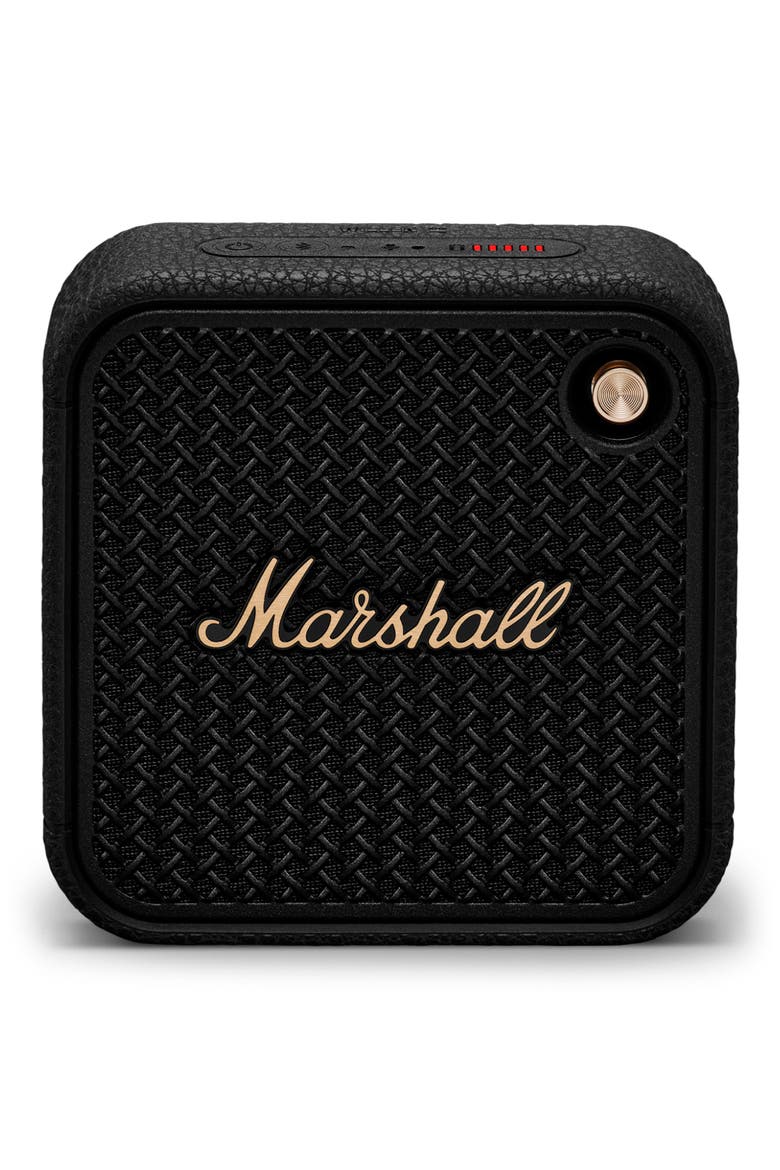 Willen II Portable Bluetooth® Speaker, Main, color, BLACK AND BRASS