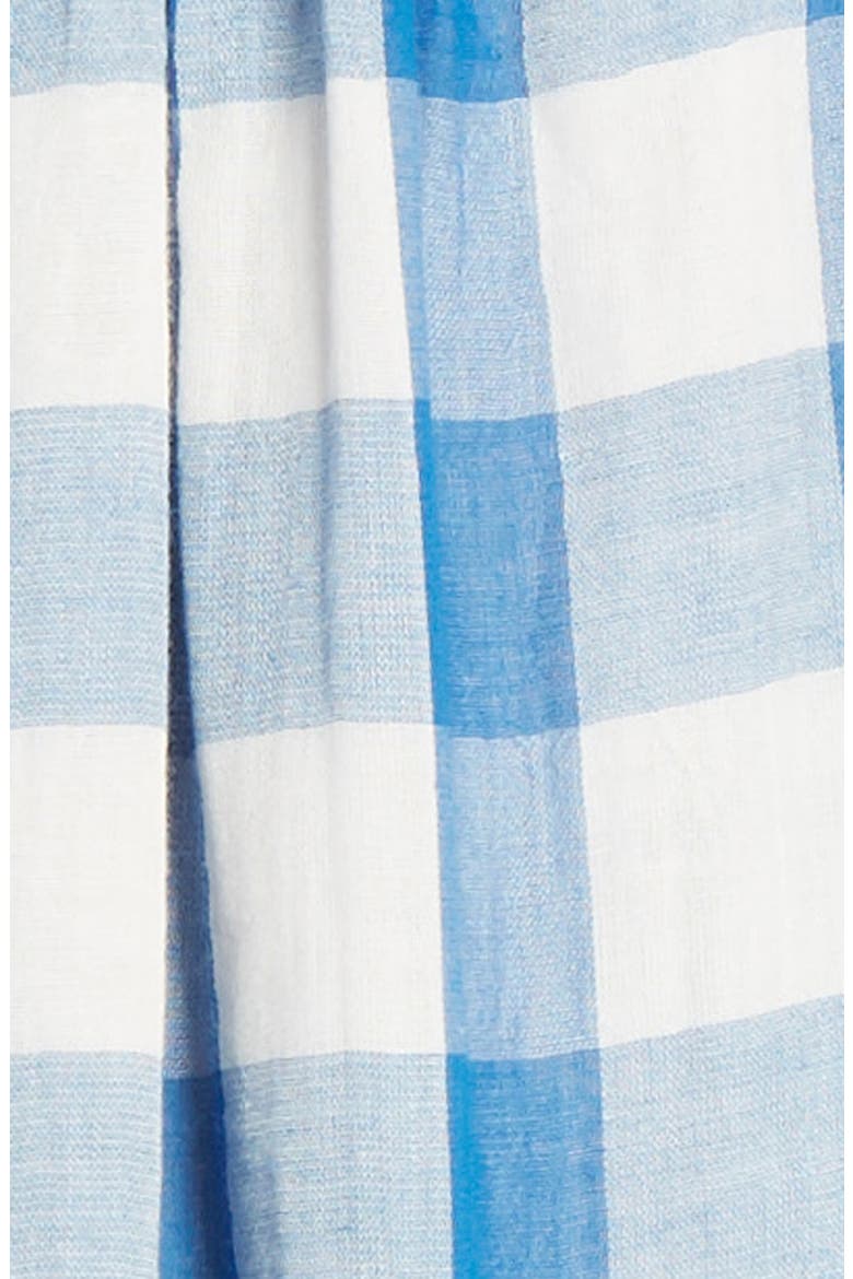 Spring Time Gingham Check Flutter Sleeve Dress, Alternate, color, BLUE CLASSICS BUFFALO CHECK