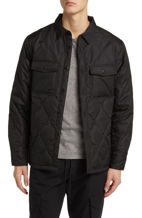 TAION - Military Down Shirt in Black – gravitypope
