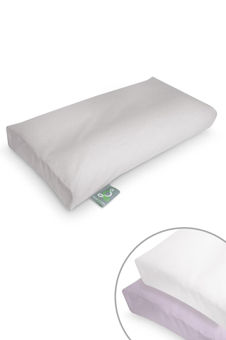 Sleep Yoga Knee Pillow, Alternate, color, WHITE