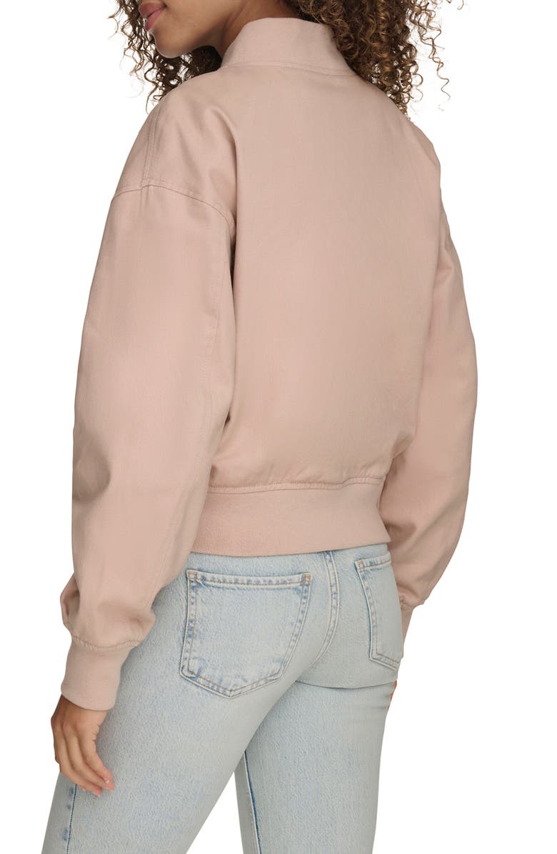 Levi's<sup>®</sup> Denim Crop Bomber Jacket, Alternate, color, Light Pink