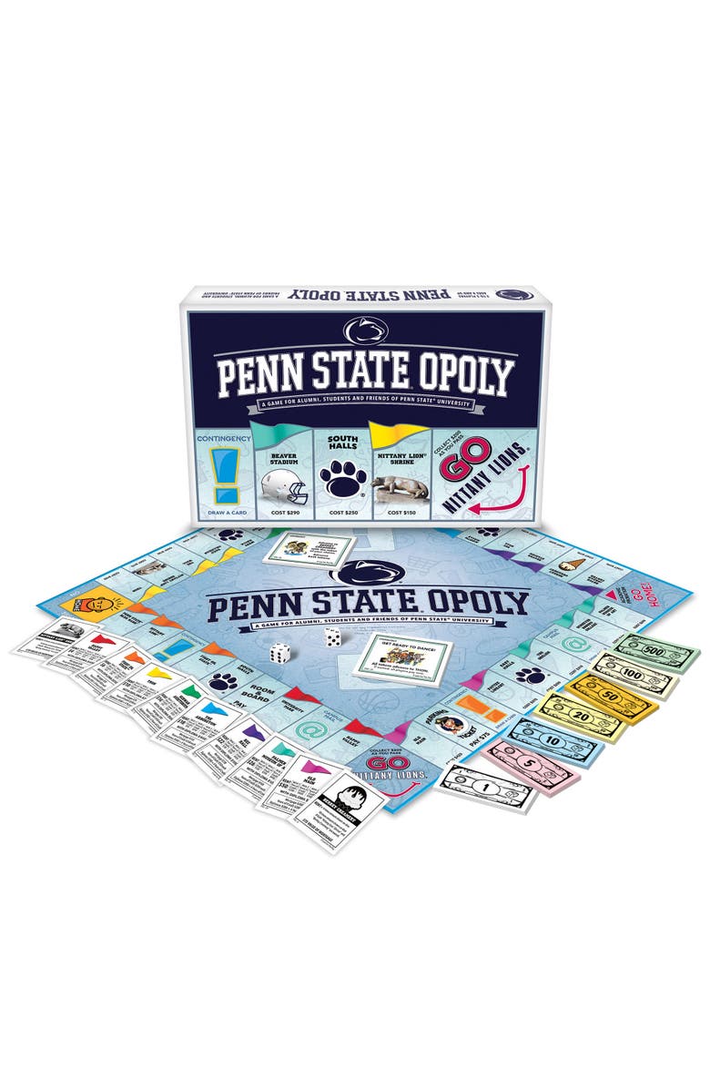 Late for the Sky Penn Stateopoly Family Board Game, Alternate, color, Multicolored