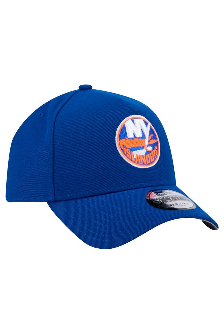 Men's New Era  Royal New York Islanders Core A-Frame 9FORTY Adjustable Hat, Alternate, color, Royal
