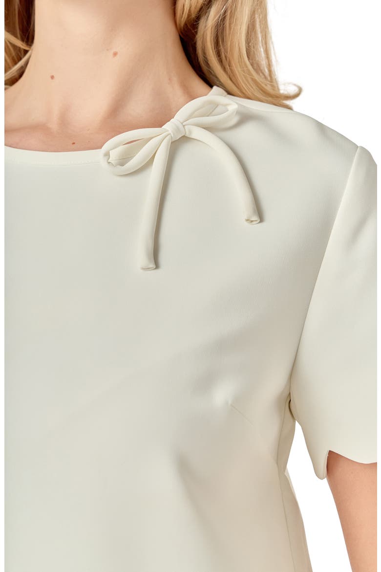 Scallop Minidress, Alternate, color, WHITE