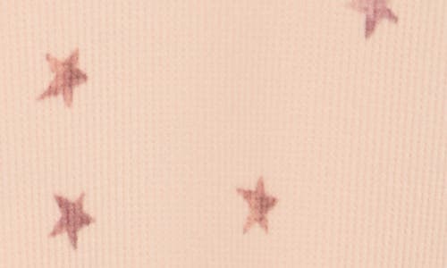 Honeydew Road Trip Long Sleeve Crop Pajama Top In Pink