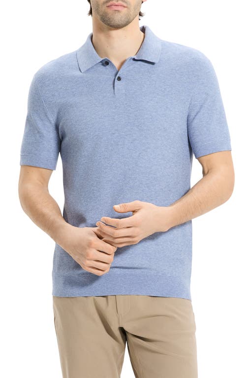 Theory Soris T-light Polo In Blue