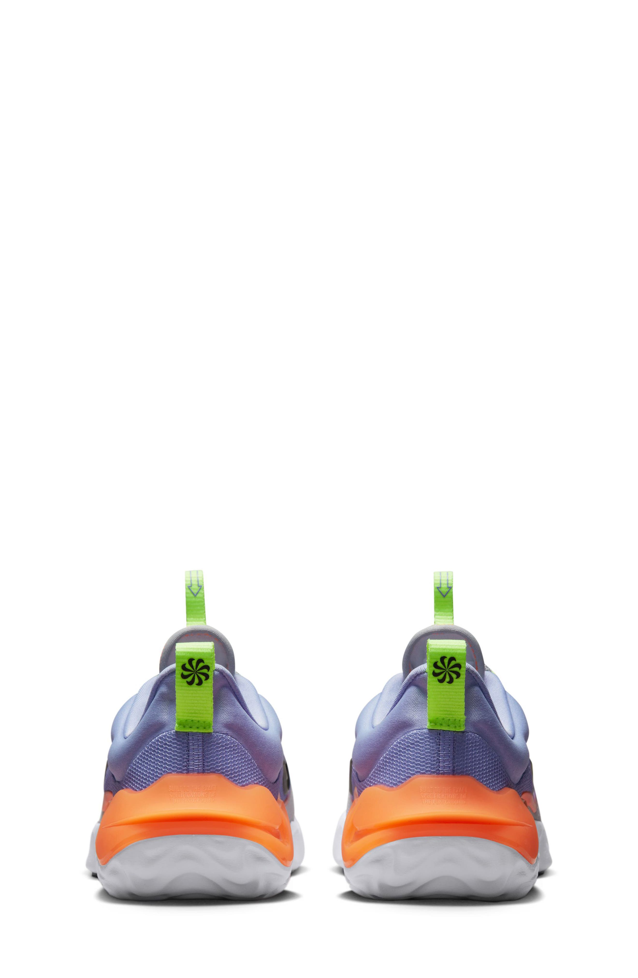 Nike Run Flow Sneaker, Alternate, color, Dust/ Black/ Purple Pulse