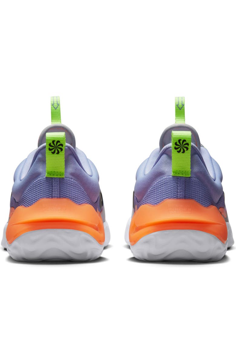 Nike Run Flow Sneaker, Alternate, color, Dust/ Black/ Purple Pulse