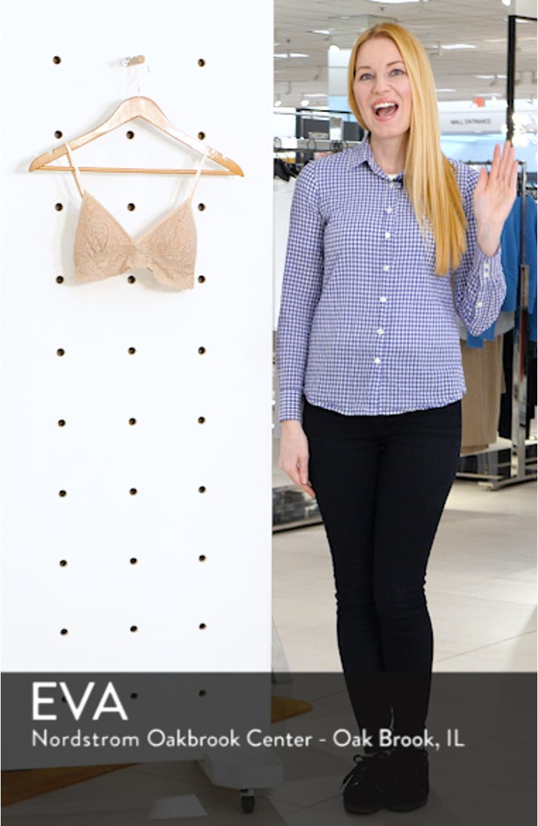 Signature Lace Padded Bralette, sales video thumbnail