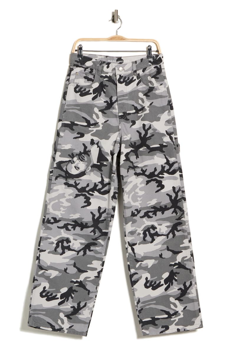 MARC CAMO OVERSIZED JEAN, Main, color, GREY MULTI