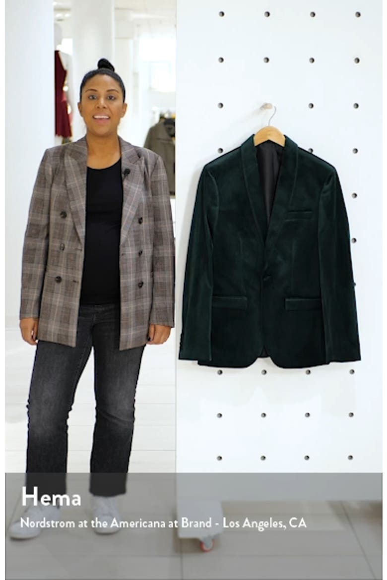 Velvet Skinny Suit Jacket video