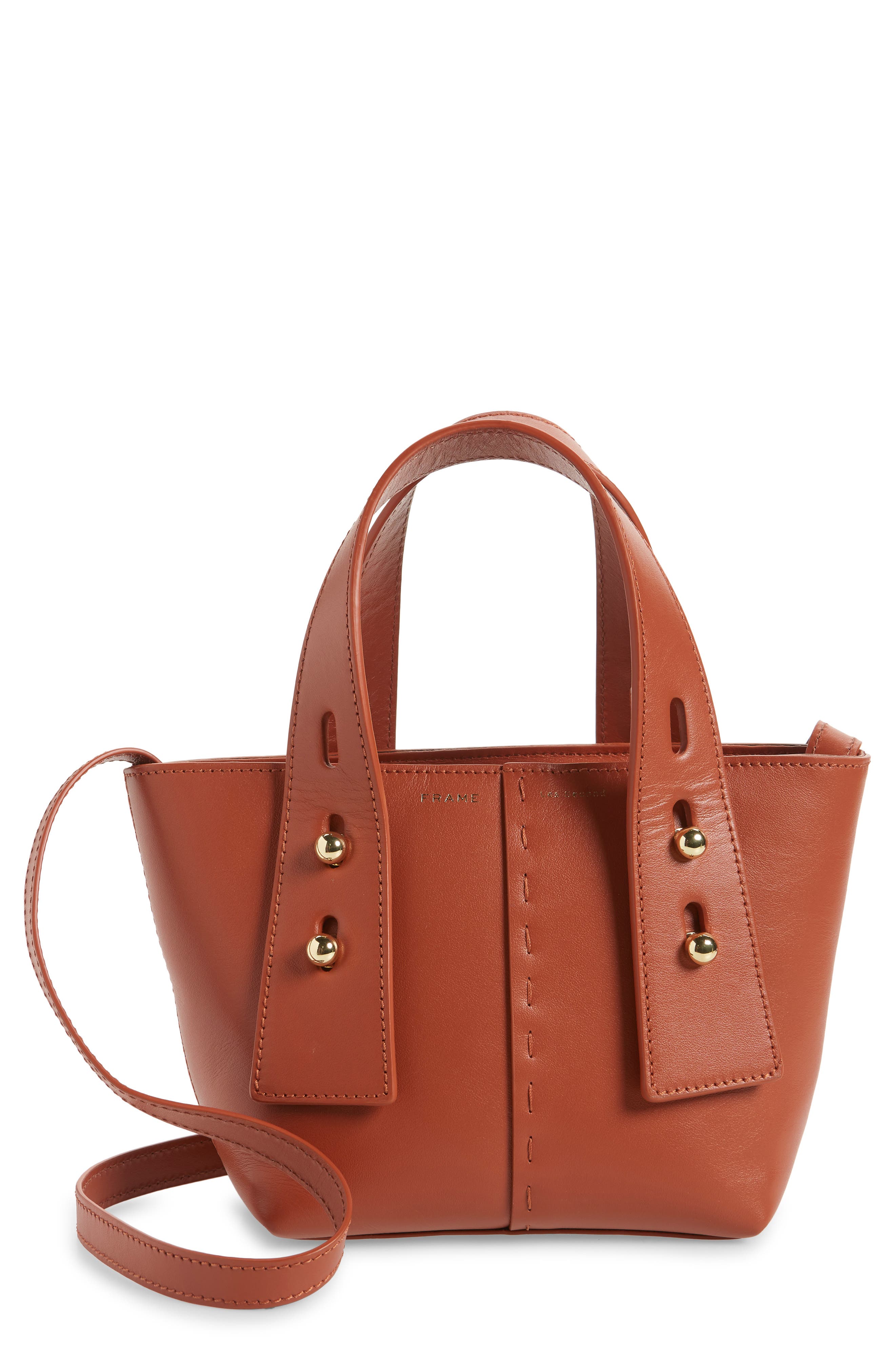Les Second Mini Crossbody Bag, Main, color, REDWOOD