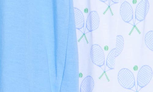 Pj Salvage T-shirt & Boxer Shorts Pajamas In Blue