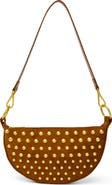 THINK ROYLN Superstar Studded Faux Suede Crossbody Bag