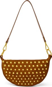 THINK ROYLN Superstar Studded Faux Suede Crossbody Bag