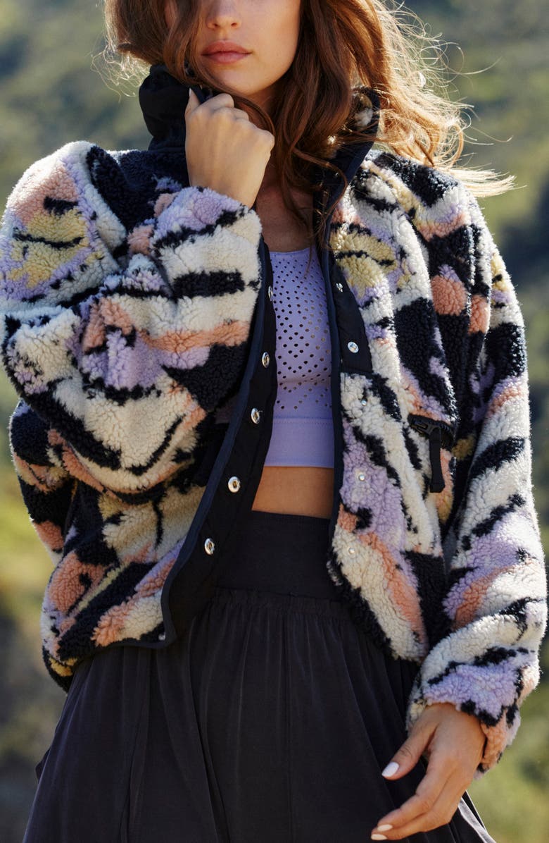 Free People FP Movement Rocky Ridge Fleece Jacket, Main, color,