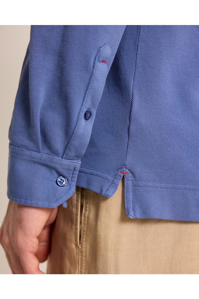 Garfield Classic Fit Garment Dye Jersey Polo Shirt, Alternate, color, Nightfall Blue
