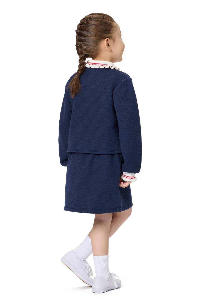 Kids' Polo Long Sleeve Top and Skirt Set, Alternate, color, PREPACK ASSORTED