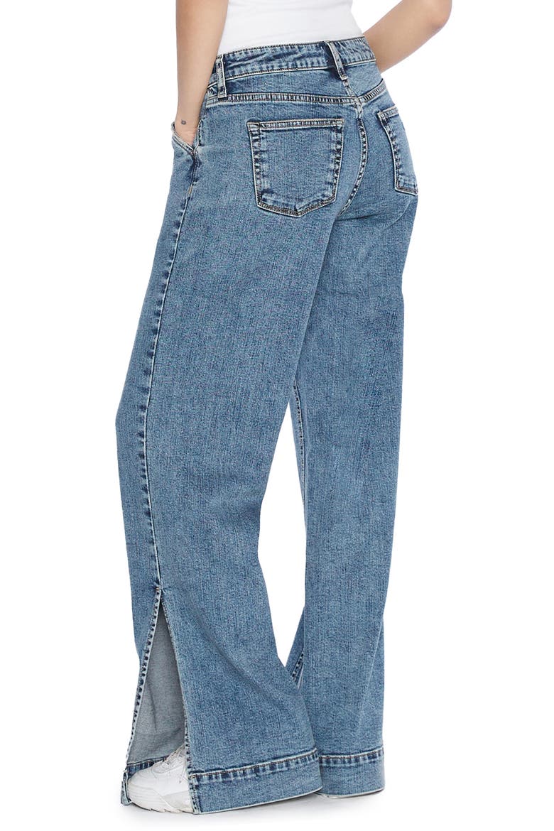 Relaxed Straight Leg Jeans, Alternate, color, JACK BLUE