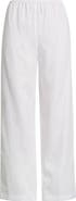 Reformation Lilah Lace Trim Linen Pants