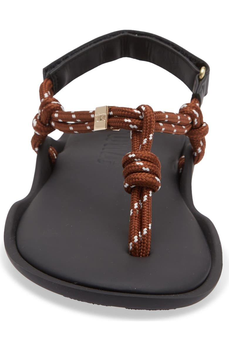 FLOWZE Cord Water Repellent Slingback Thong Sandal, Alternate, color, Brown