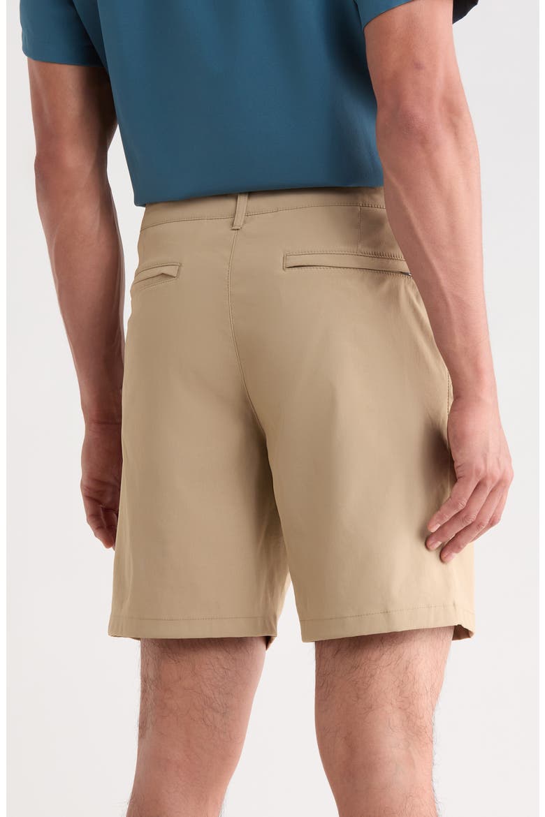 Essential Tech Chino Shorts, Alternate, color, KHAKI