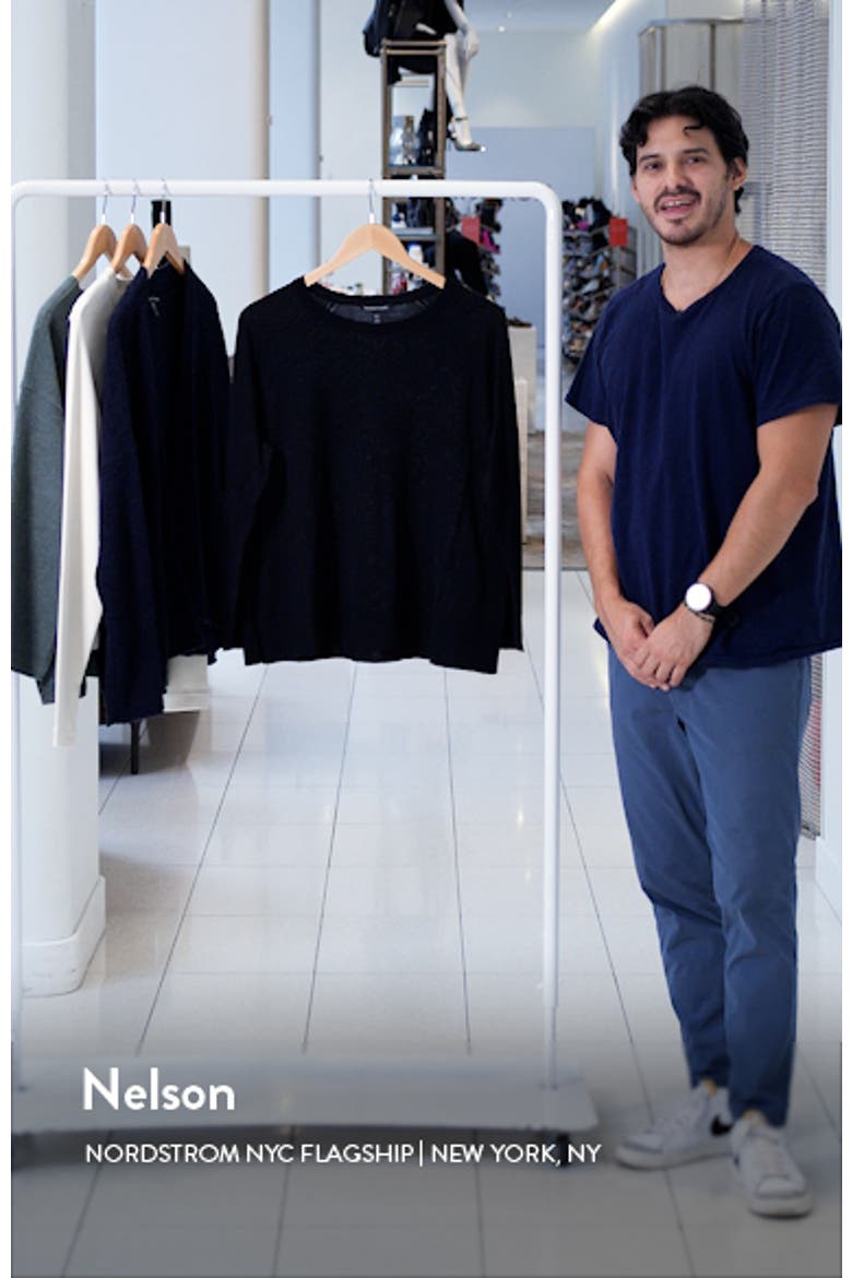 Raglan Sleeve Merino Wool Pullover video