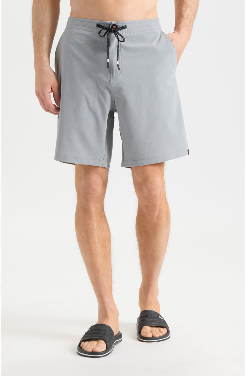 Salt Life Tournament Walking Short, Main, color, Heather Grey
