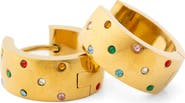 Pip Pop Girls' Confetti Bold Hoop Hypoallergenic Earring
