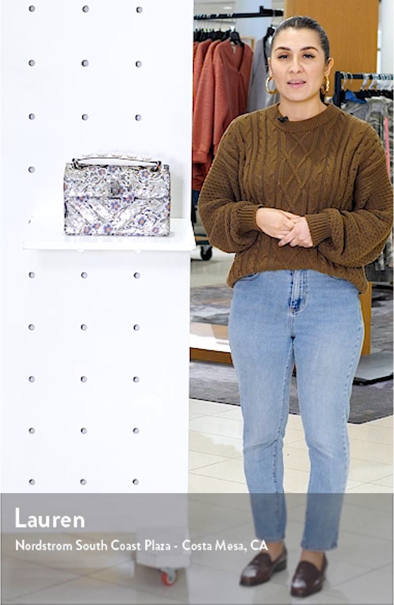 Kensington Embroidered Sequin Shoulder Bag, sales video thumbnail